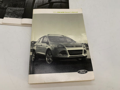 2014 Ford Escape Owners Manual Set with Case OEM D01B60008