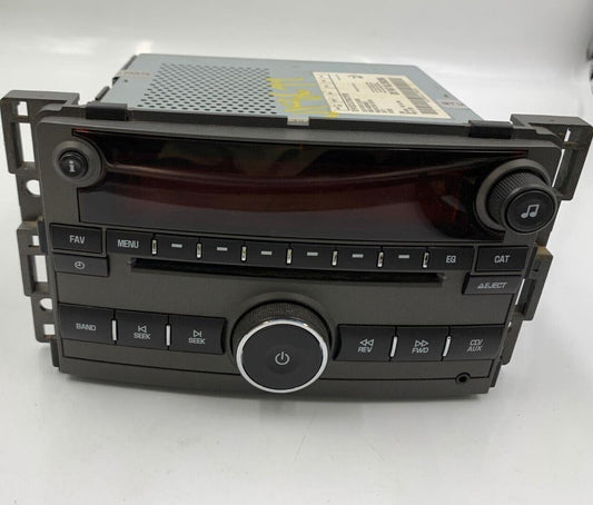 2009 Saturn Aura AM FM Radio CD Player Receiver OEM B03B58001