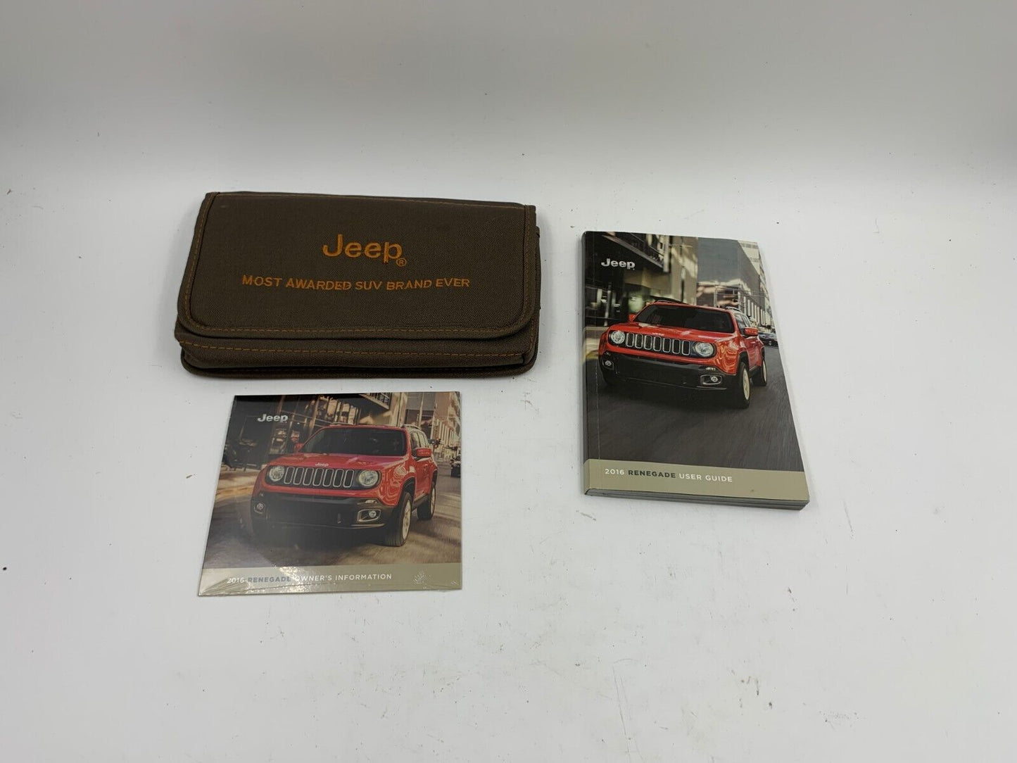 2016 Jeep Renegade Owners Manual Handbook Set with Case OEM B04B63008