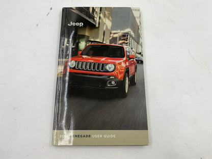 2016 Jeep Renegade Owners Manual Handbook Set with Case OEM B04B63008