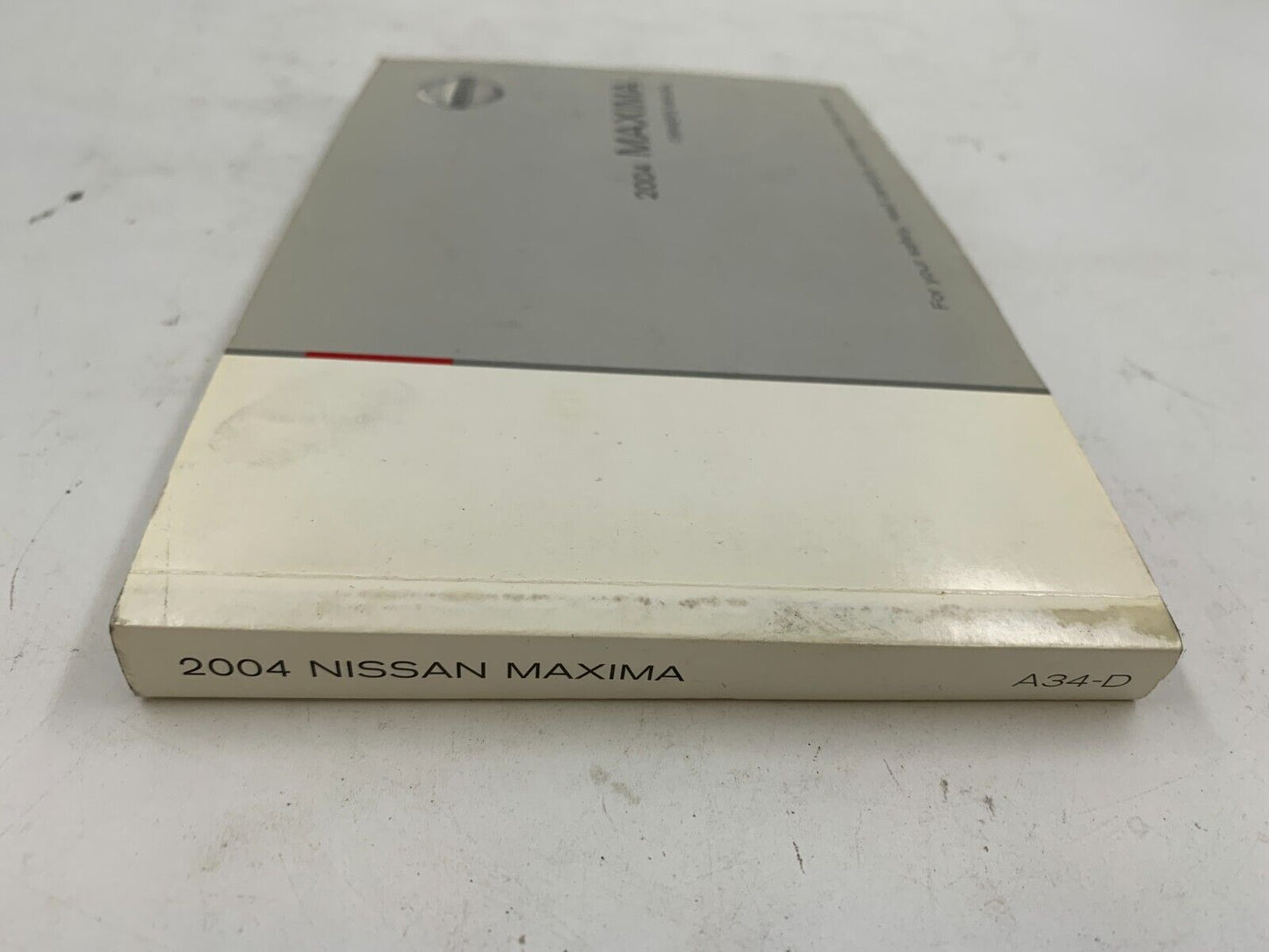 2004 Nissan Maxima Owners Manual OEM A01B17085