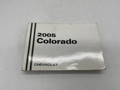 2005 Chevrolet Colorado Owners Manual OEM F01B60008