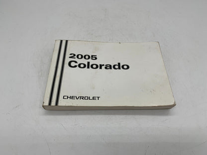 2005 Chevrolet Colorado Owners Manual OEM F01B60008