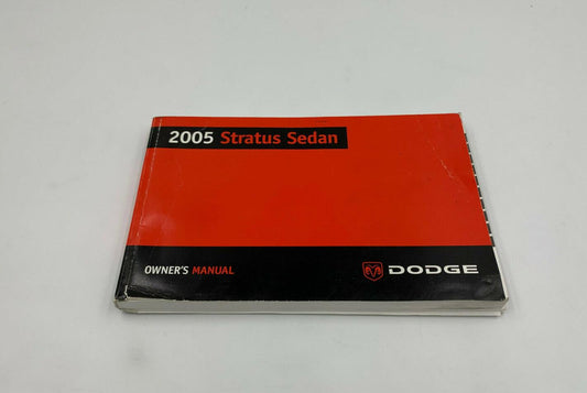 2005 Dodge Stratus Sedan Owners Manual OEM C02B12069