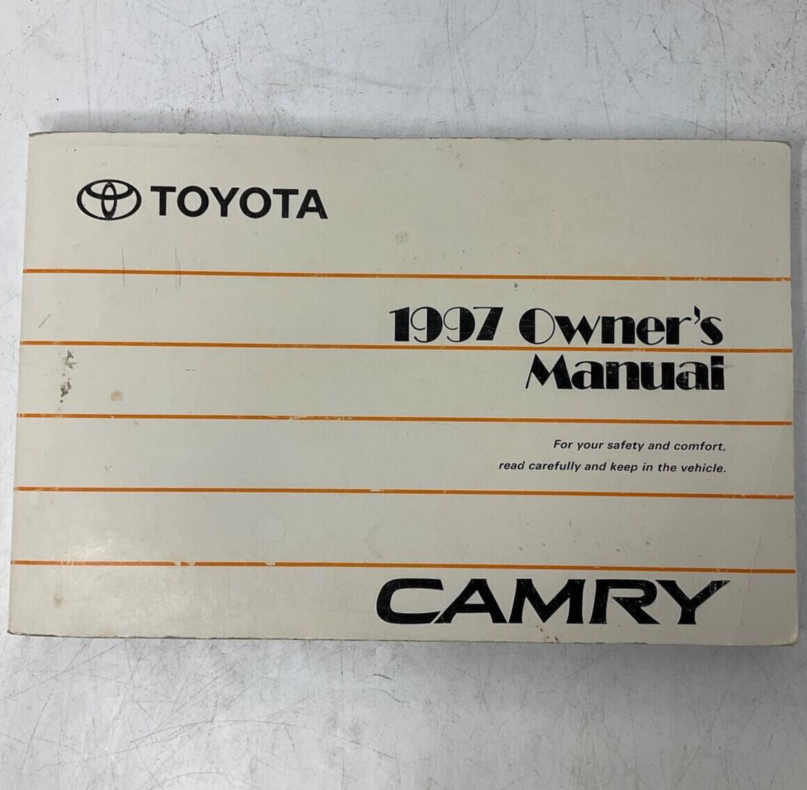 1997 Toyota Camry Owners Manual OEM D02B59003