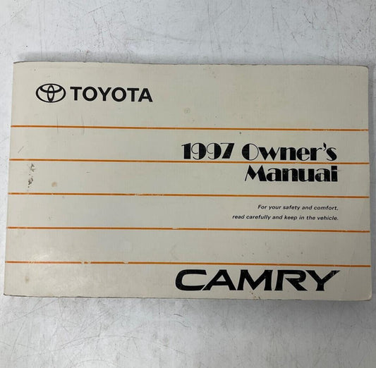 1997 Toyota Camry Owners Manual OEM D02B59003