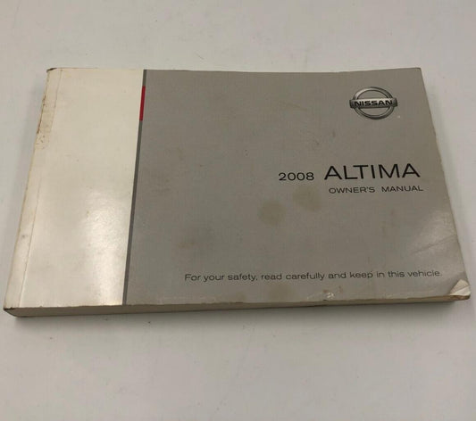 2008 Nissan Altima Owners Manual Handbook OEM B04B22022