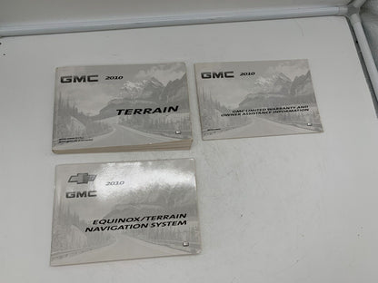 2010 GMC Terrain Owners Manual Set OEM E04B59006