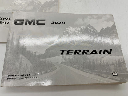 2010 GMC Terrain Owners Manual Set OEM E04B59006