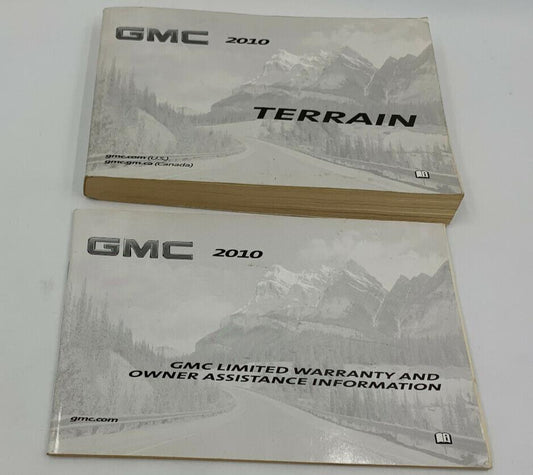 2010 GMC Terrain Denali Owners Manual Set OEM D04B25082