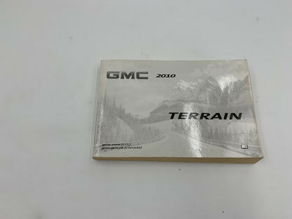 2010 GMC Terrain Denali Owners Manual Set OEM D04B25082