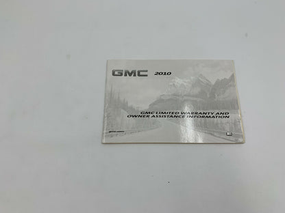 2010 GMC Terrain Denali Owners Manual Set OEM D04B25082