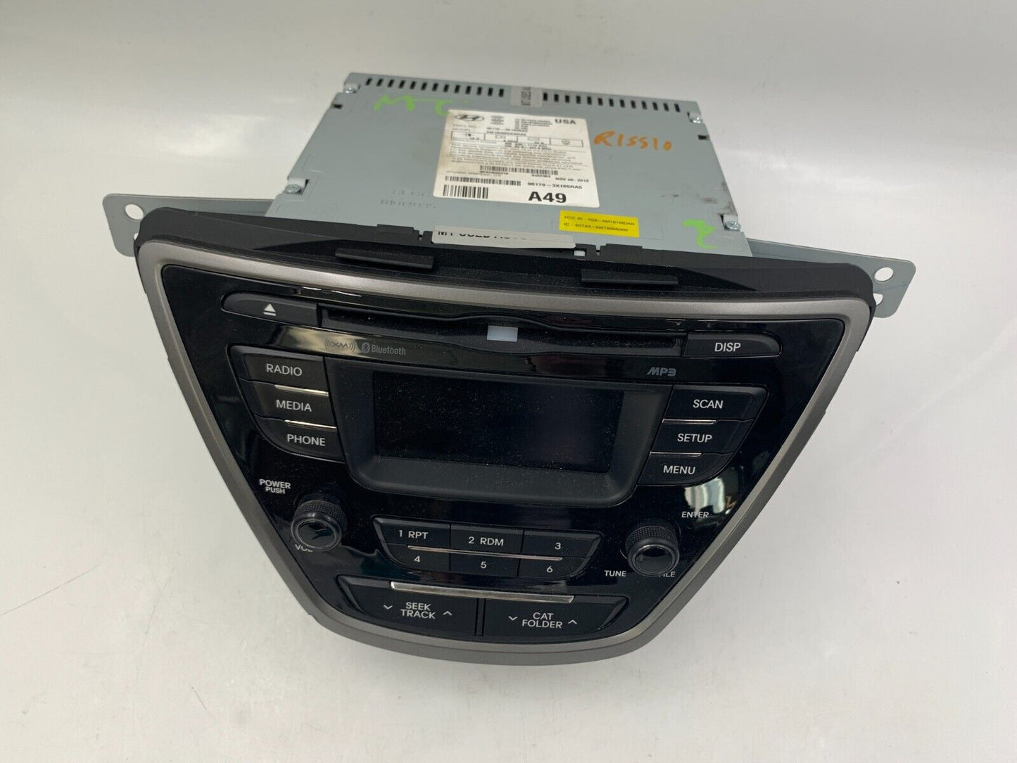 2014-2016 Hyundai Elantra AM FM CD Player Radio Receiver OEM A03B34039