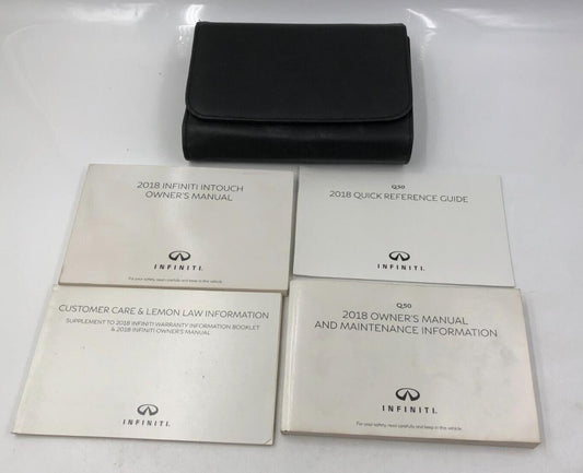 2018 Infiniti Q50 Owners Manual Handbook Set with Case OEM A04B13037