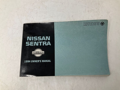 1994 Nissan Sentra Owners Manual OEM D02B59004