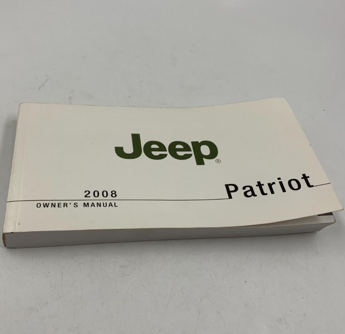 2008 Jeep Patriot Owners Manual OEM A01B58004