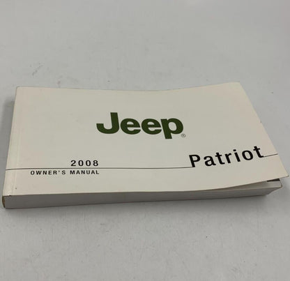 2008 Jeep Patriot Owners Manual OEM A01B58004