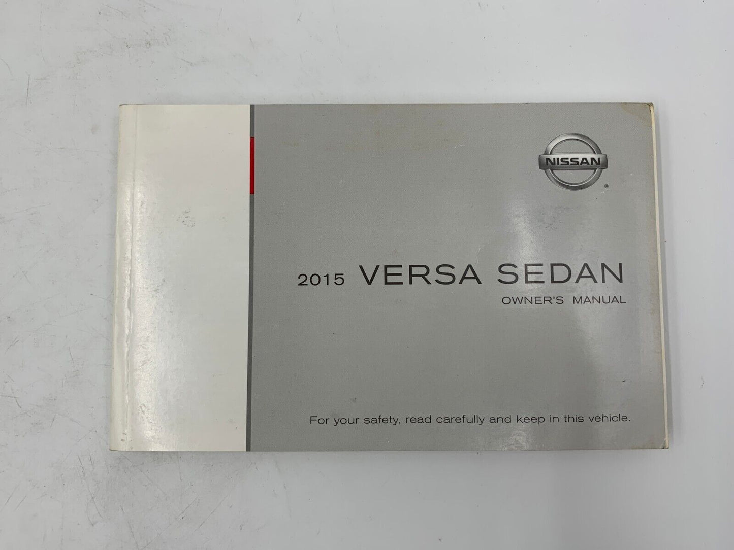 2015 Nissan Versa Sedan Owners Manual Set with Case OEM C02B52066