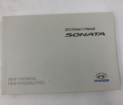 2013 Hyundai Sonata Owners Manual OEM E02B10035