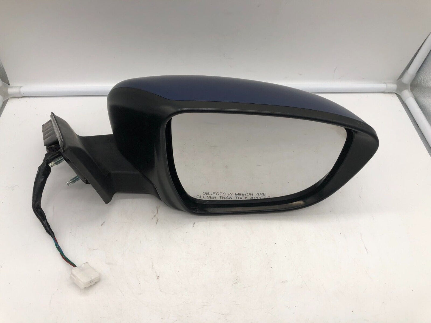 2016-2020 Nissan Rogue Passenger Side View Power Door Mirror Blue OEM C03B06001