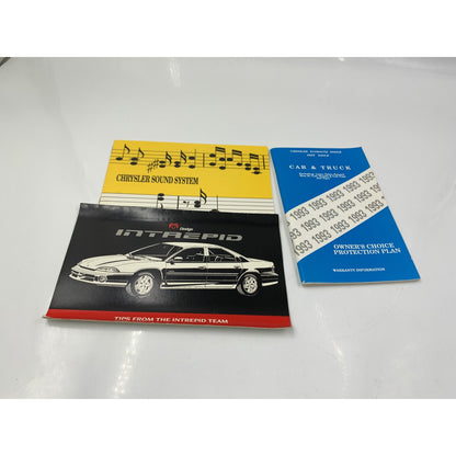 1993 Dodge Intrepid Owners Manual Set with Case OEM D04B37080