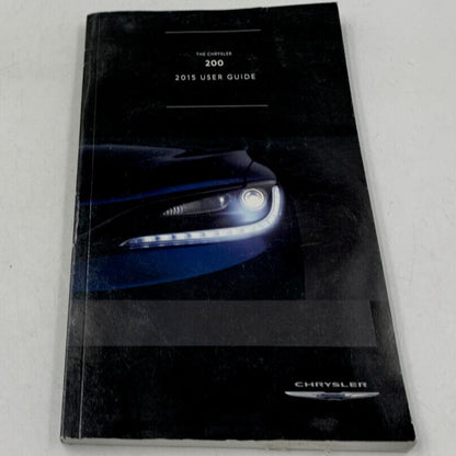 2015 Chrysler 200 Owners Manual OEM C02B17086