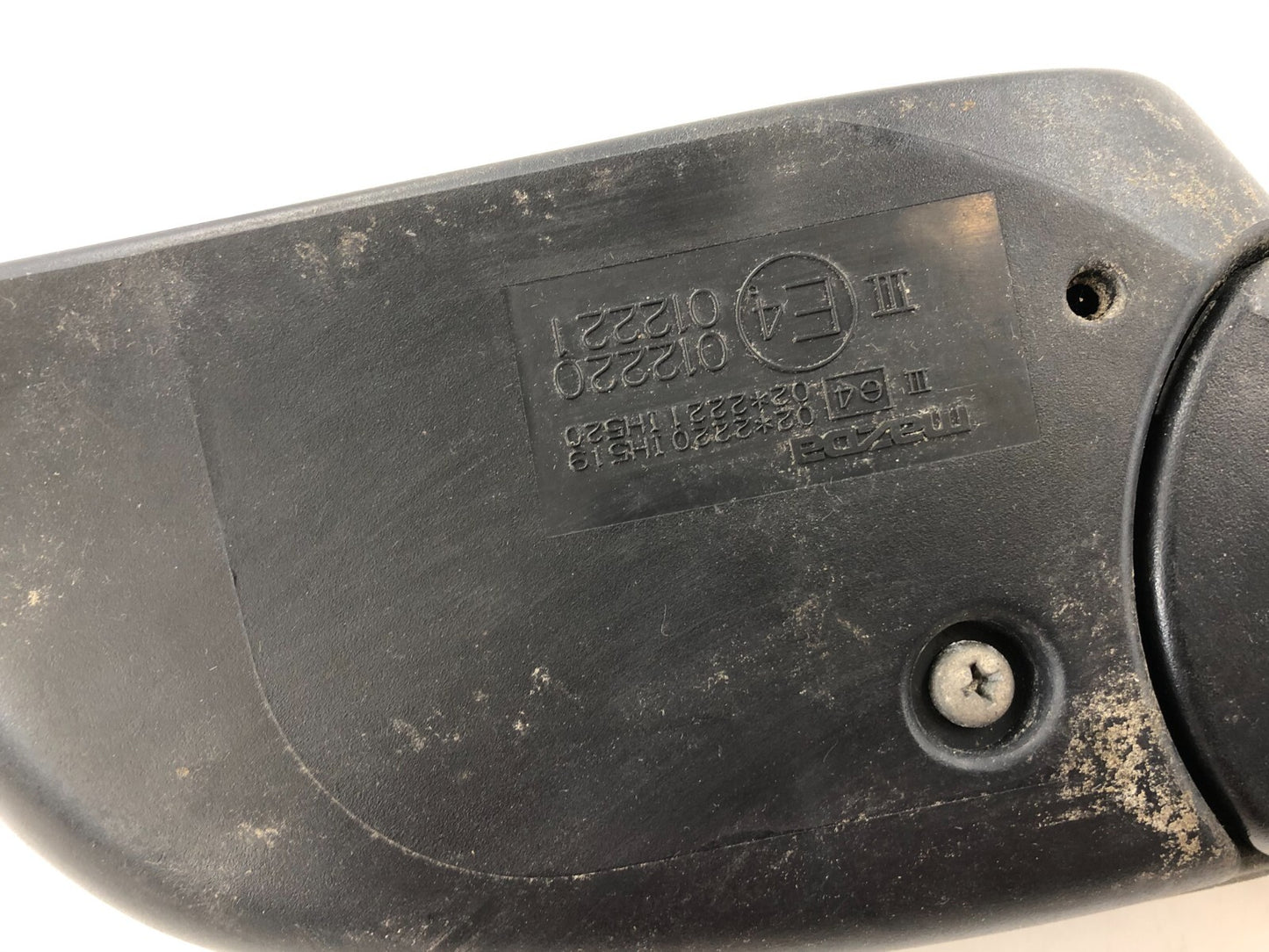 2007-2009 Mazda 3 Driver Side View Power Door Mirror Silver OEM E01B69002