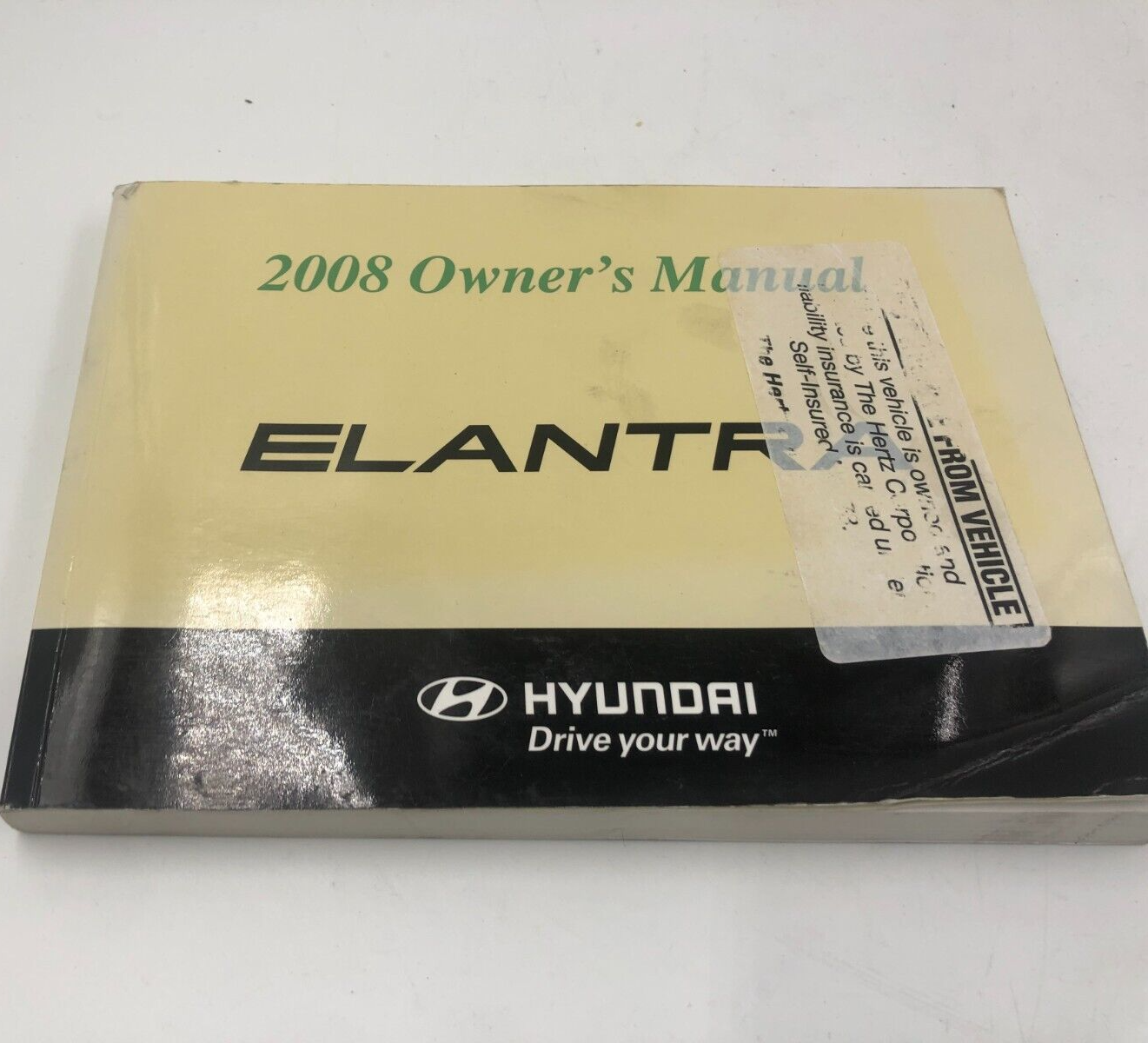 2008 Hyundai Elantra Owners Manual OEM D04B27036