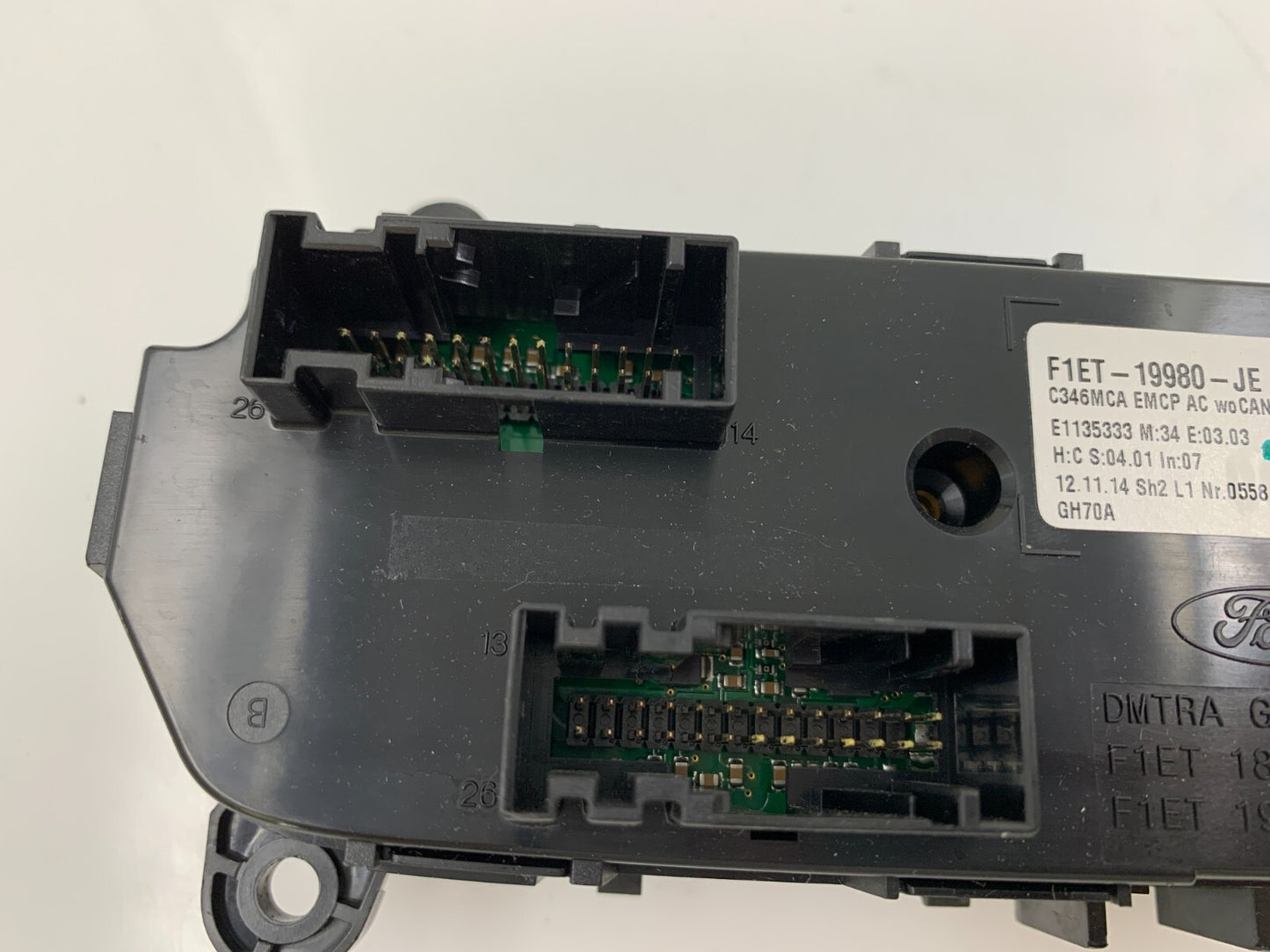 2015-2018 Ford Focus AC Heater Climate Control Unit OEM D03B18006