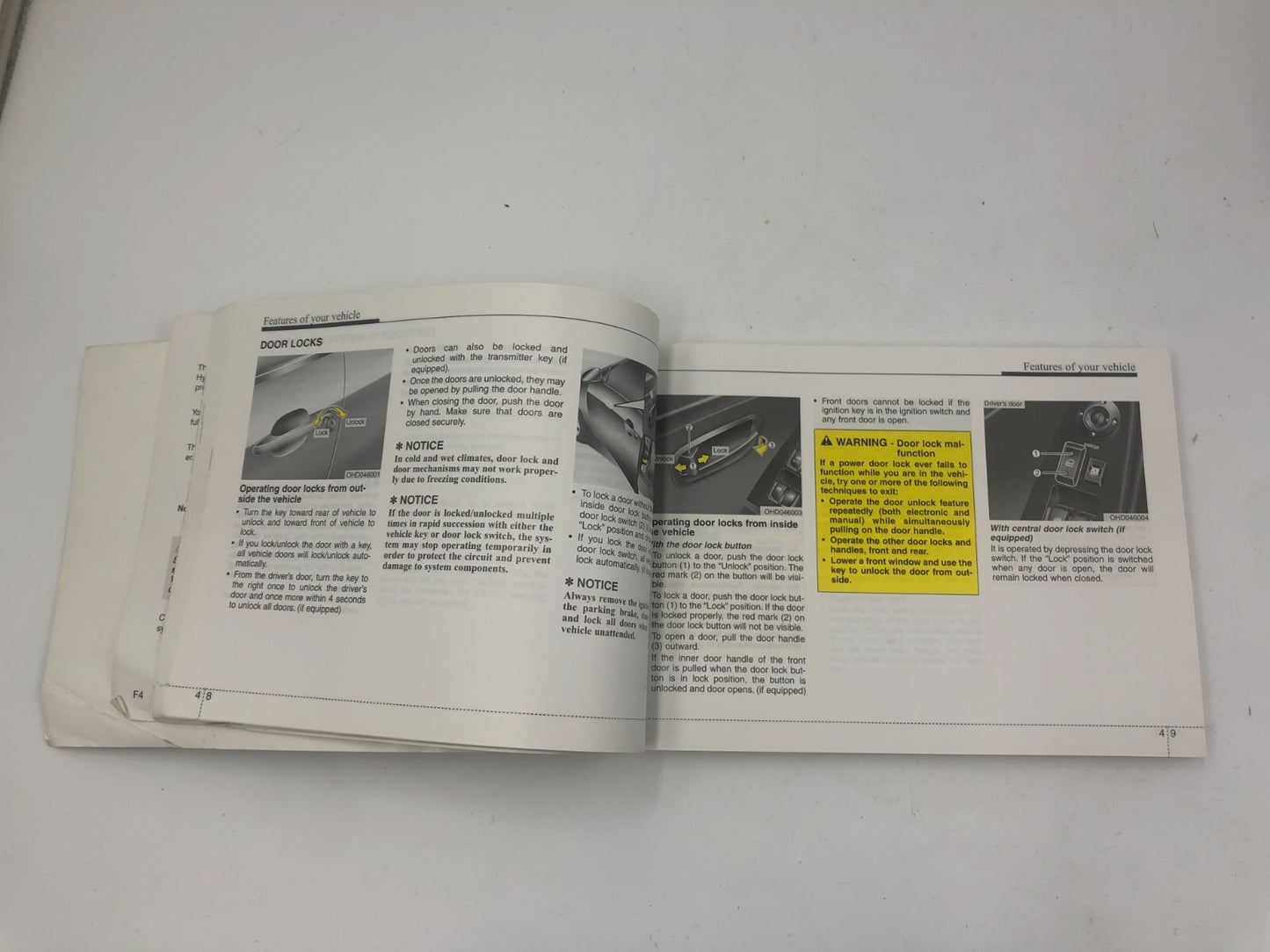 2008 Hyundai Elantra Owners Manual OEM D04B27036