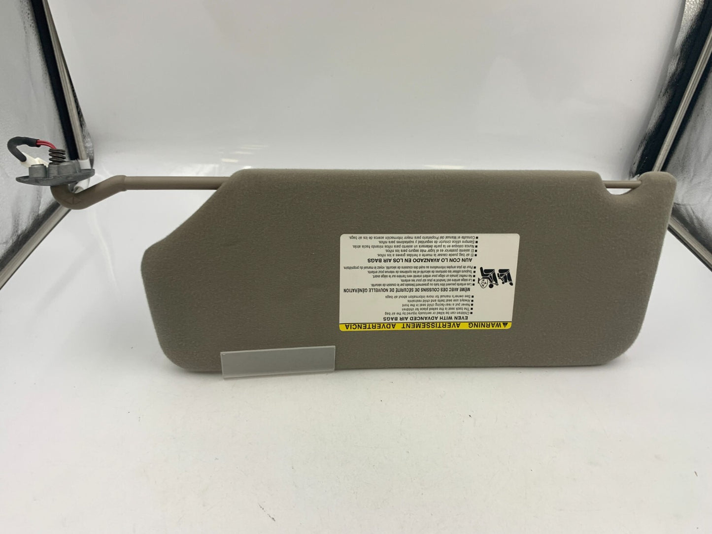 2011-2014 Toyota Sienna Passenger Visor Sunvisor Gray Illuminated OEM D04B41054