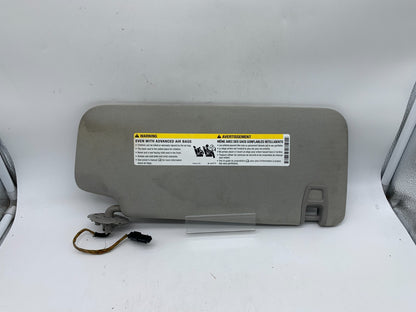 2010-2014 Cadillac SRX Driver Sun Visor Illuminated Gray OEM C02B31002