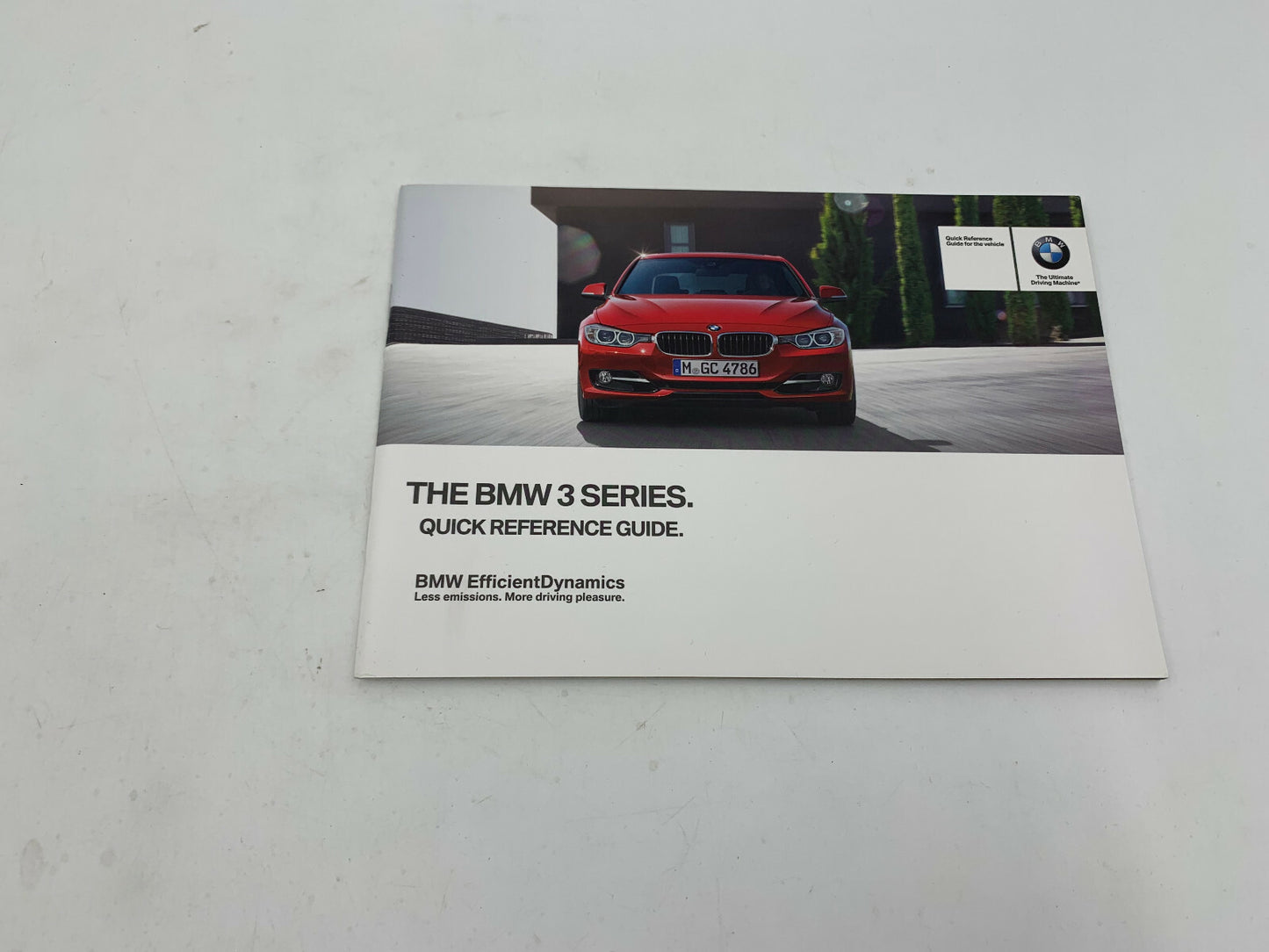 2014 BMW 3 Series Owners Manual Set with Case OEM A01B19004