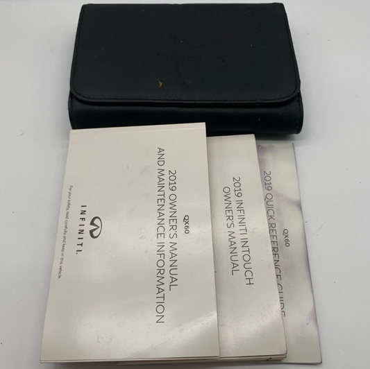 2019 Infiniti QX60 QX 60 Owners Manual Set with Case OEM C03B22056
