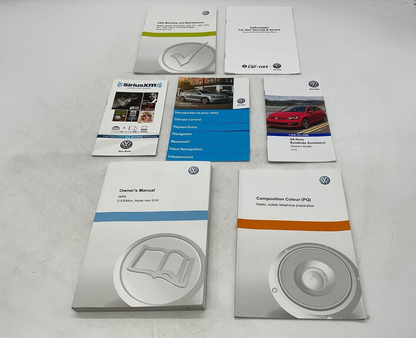 2016 Volkswagen Jetta Owners Manual Set with Case OEM