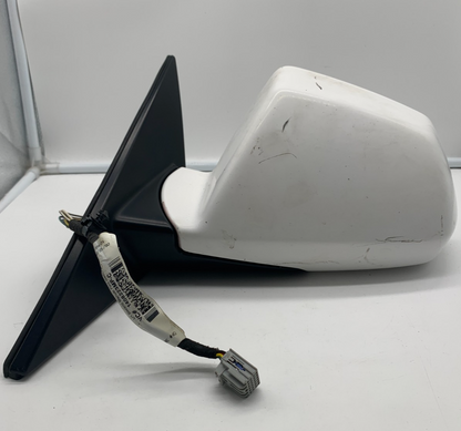 2008-2014 Cadillac CTS Driver Side View Power Door Mirror White OEM B02B27006