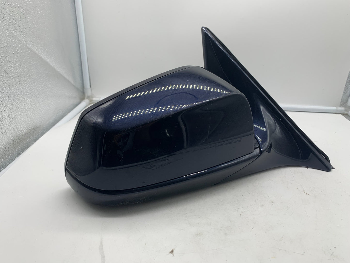 2009-2012 BMW 750i Passenger Side View Power Door Mirror Blue OEM A03B16002