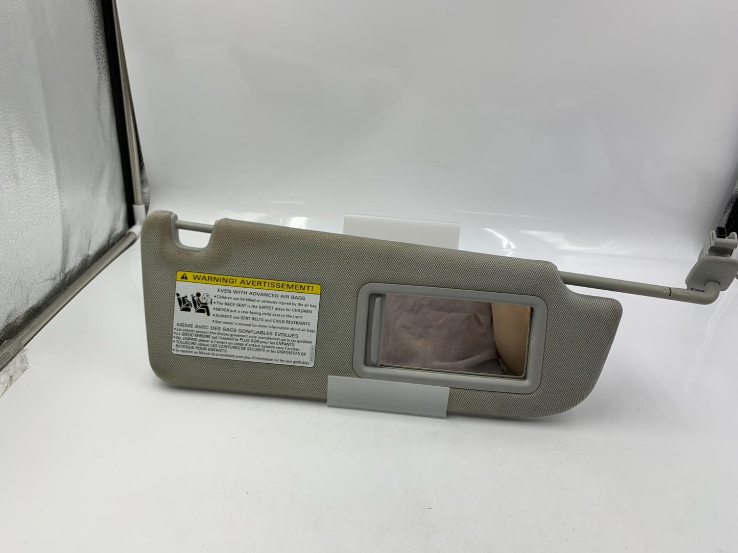 2013-2017 Audi A6 Passenger Sun Visor Gray Illuminated OEM D04B23044