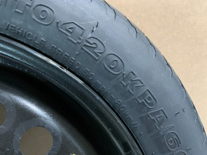 2015-2020 Hyundai Sonata 16" Spare Tire Wheel Compact Donut T125/80D16 OEM1