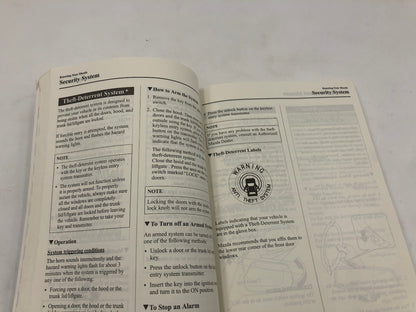 2005 Mazda 3 Owners Manual Set with Case OEM A03B68010