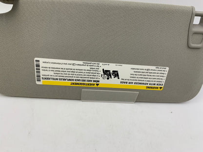 2013-2021 Buick Encore Passenger Sun Visor Gray Illuminated OEM C01B14010