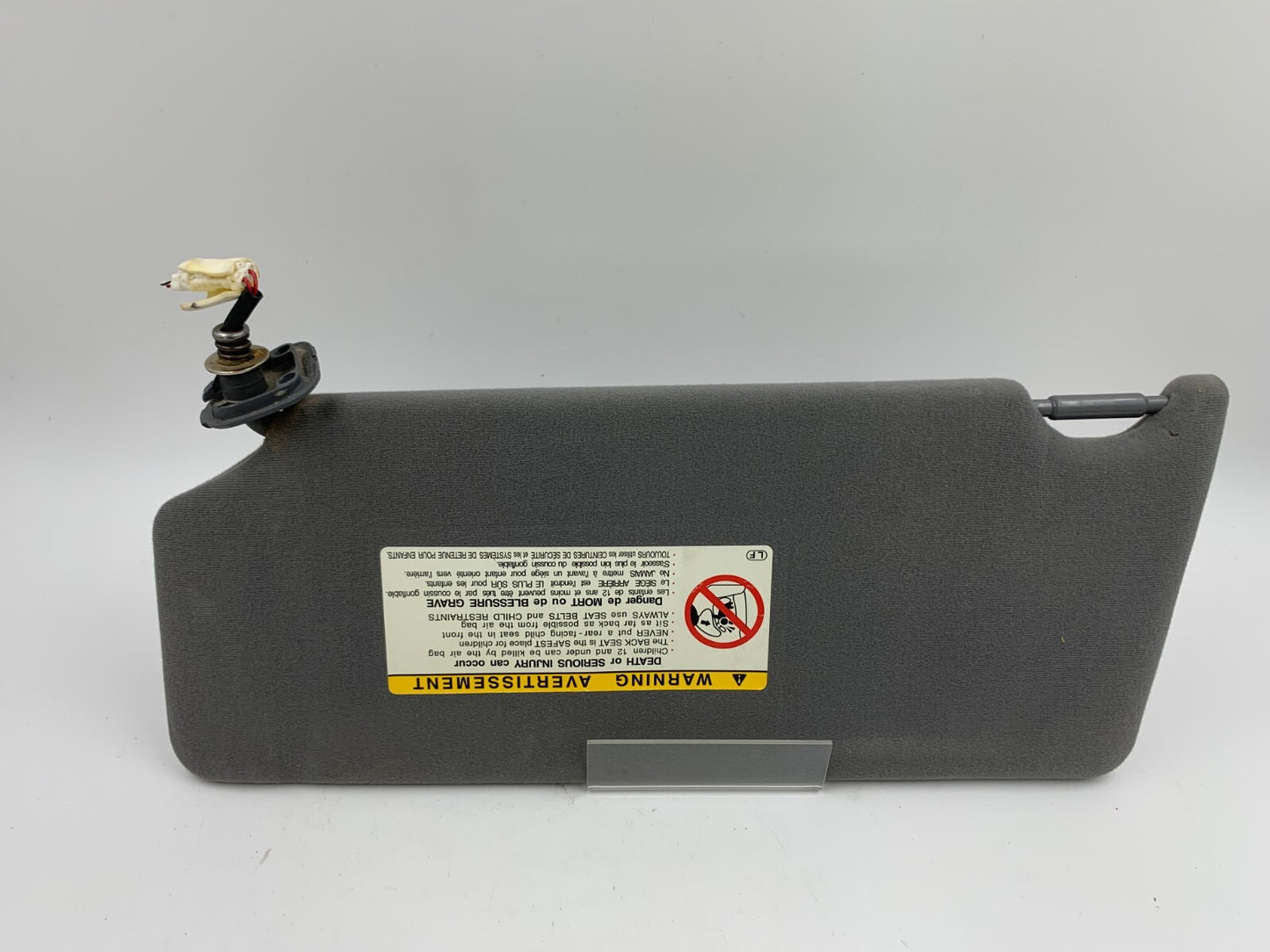 2005-2012 Toyota Avalon Passenger Sun Visor Gray Illuminated OEM D04B64003