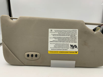 2009-2012 Ford Flex Driver Sun Visor Gray Illuminated OEM D04B67012