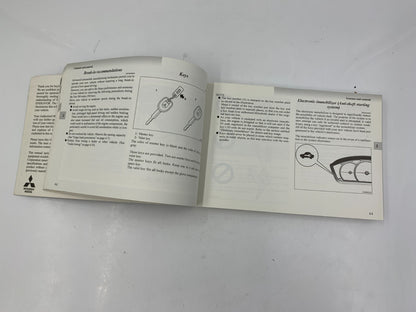 2004 Mitsubishi Endeavor Owners Manual OEM E02B15062