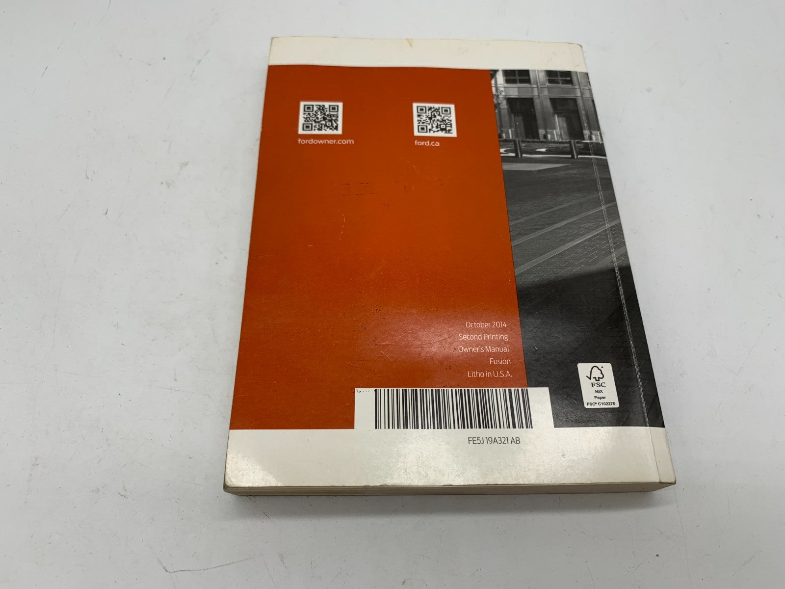 2015 Ford Fusion Owners Manual Set with Case OEM D01B45019