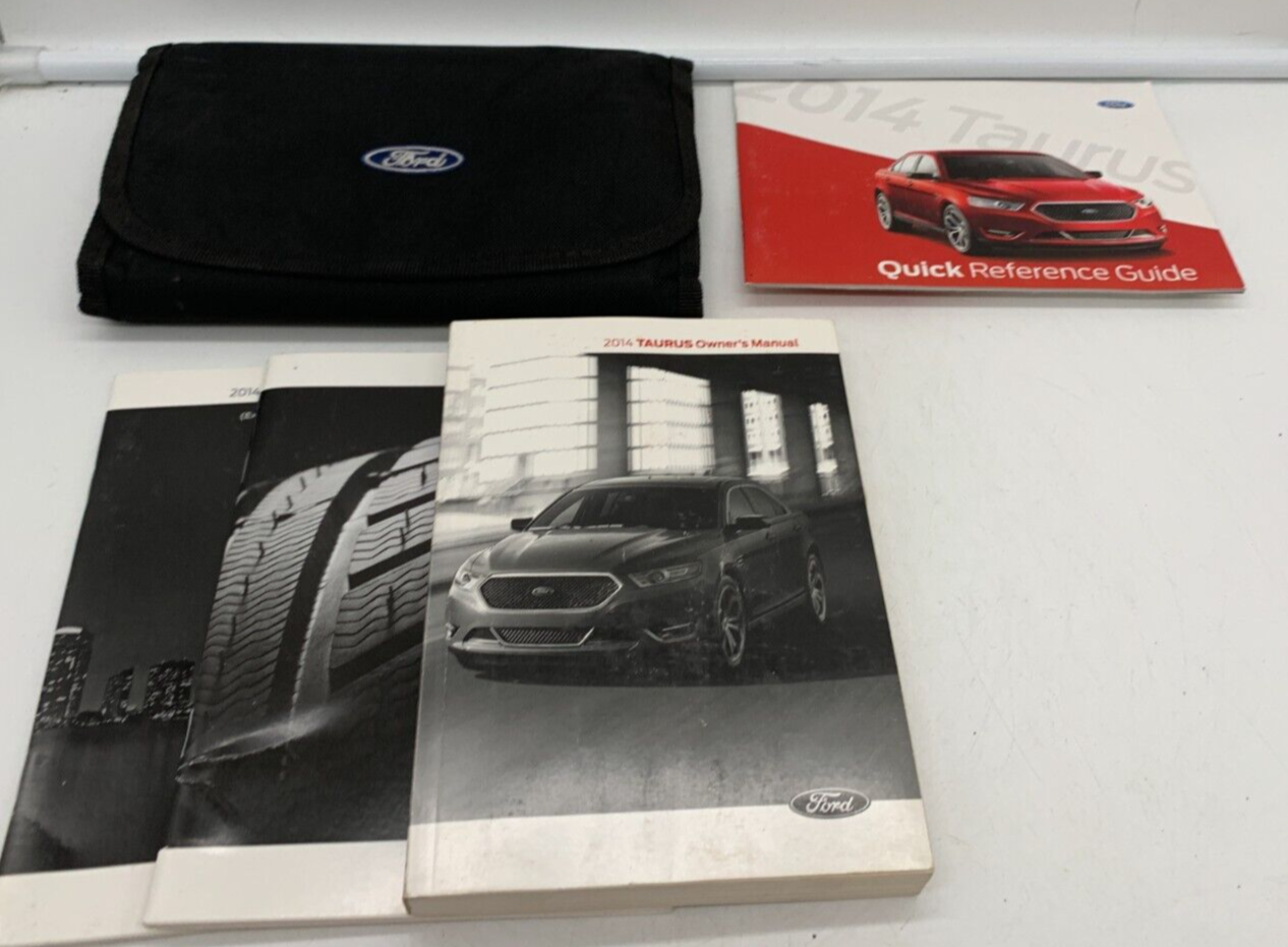 2014 Ford Taurus Owners Manual Set with Case OEM B02B55005
