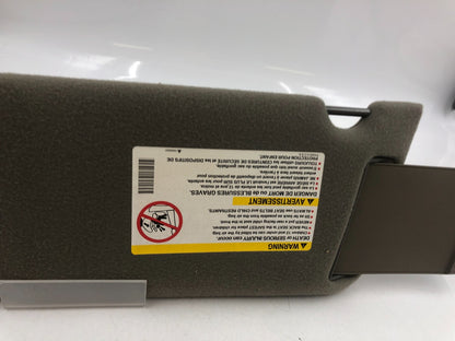 2000-2005 Chevrolet Impala Passenger Sun Visor Gray Illuminated OEM E01B18034