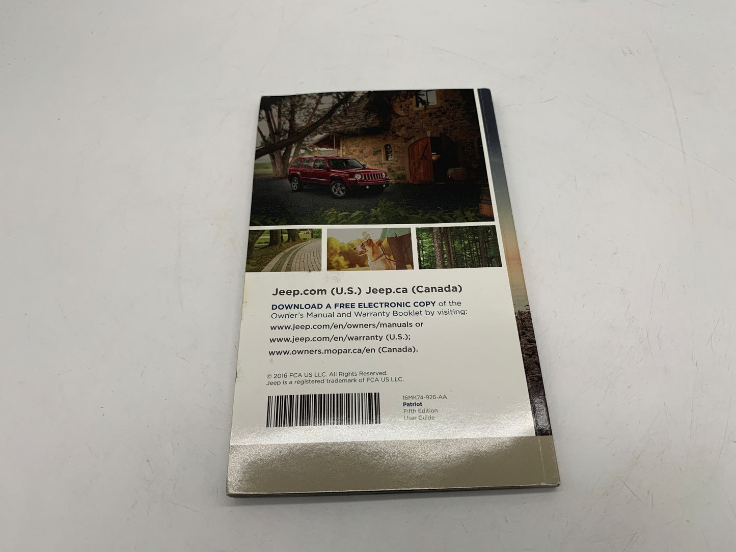 2016 Jeep Patriot Owners Manual Set OEM R01B50023