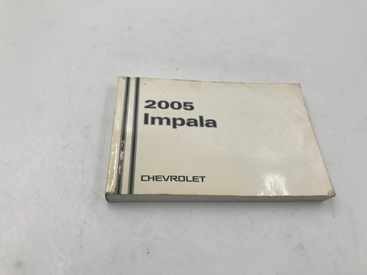 2005 Chevrolet Impala Owners Manual OEM C02B42049