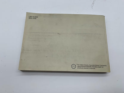 2018 Hyundai Kona Owners Manual Set OEM B04B11046
